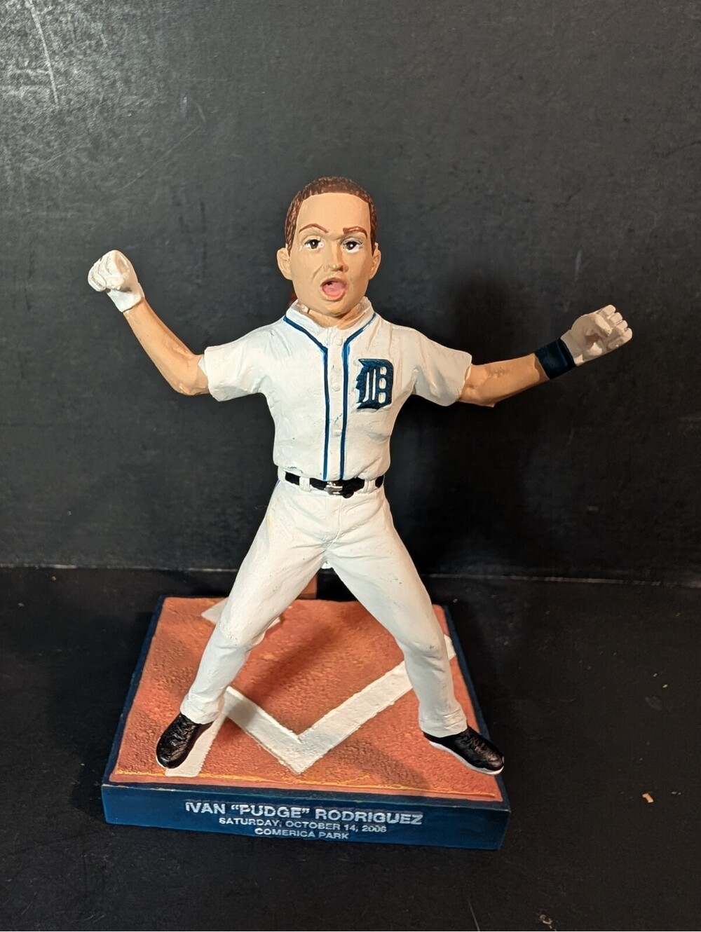 "Pudge" Ivan Rodriguez Detroit Tigers Bobble Body 2006 ALCS Comerica Park
